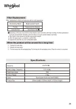 Preview for 30 page of Whirlpool WAP1038Q Manual