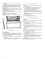 Preview for 8 page of Whirlpool WAR349BSL Use & Care Manual