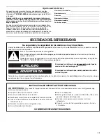 Preview for 11 page of Whirlpool WAR349BSL Use & Care Manual