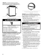 Preview for 22 page of Whirlpool WAR349BSL Use & Care Manual