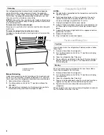 Предварительный просмотр 8 страницы Whirlpool WAR449W Use & Care Manual