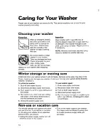 Предварительный просмотр 14 страницы Whirlpool Washer 3366855 Use And Care Manual