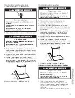 Preview for 19 page of Whirlpool Washer/Dryer Pedestal Installation Instructions Manual