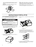 Preview for 20 page of Whirlpool Washer/Dryer Pedestal Installation Instructions Manual