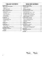 Preview for 2 page of Whirlpool WASHER Use & Care Manual