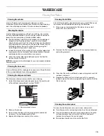 Preview for 15 page of Whirlpool WASHER Use & Care Manual