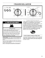 Preview for 29 page of Whirlpool WASHER Use & Care Manual