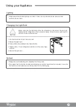 Предварительный просмотр 31 страницы Whirlpool WB251 Operating Instructions Manual