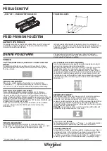 Preview for 10 page of Whirlpool WB70E 972 X EX Quick Manual