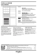 Preview for 16 page of Whirlpool WB70E 972 X EX Quick Manual