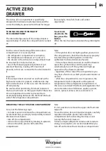 Preview for 11 page of Whirlpool WBA 3399 NFC IX Use And Care Manual