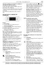 Предварительный просмотр 10 страницы Whirlpool WBC3546 A+NFCW Product Sheet