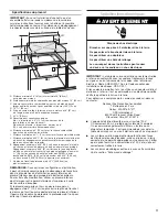 Предварительный просмотр 11 страницы Whirlpool WCG52424AS Installation Instructions Manual