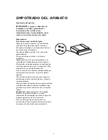 Preview for 7 page of Whirlpool WD 142 IX (Spanish) Instrucciones De Uso
