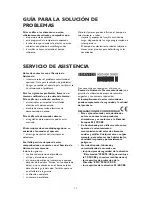 Preview for 11 page of Whirlpool WD 142 IX (Spanish) Instrucciones De Uso