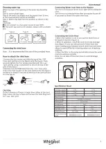 Предварительный просмотр 5 страницы Whirlpool WDC11704RG Series Health & Safety, Use & Care, Installation Manual