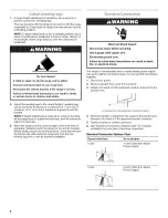 Preview for 6 page of Whirlpool WDE101LVQ0 Installation Instructions Manual