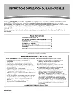 Preview for 13 page of Whirlpool WDF310PAAB0 User Instructions