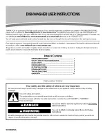 Preview for 25 page of Whirlpool WDF310PAAB0 User Instructions