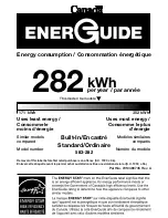 Предварительный просмотр 2 страницы Whirlpool WDF310PLAB Energy Manual