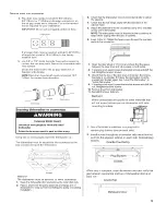 Предварительный просмотр 13 страницы Whirlpool WDF518SAAB0 Installation Instructions Manual