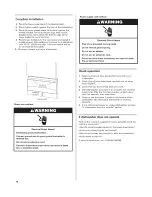 Предварительный просмотр 14 страницы Whirlpool WDF518SAAB0 Installation Instructions Manual