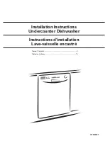 Предварительный просмотр 1 страницы Whirlpool WDF518SAFM Installation Instructions Manual