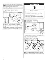 Preview for 20 page of Whirlpool WDF530PLYM0 Installation Instructions Manual