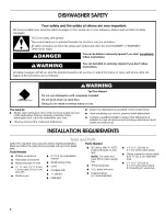 Preview for 2 page of Whirlpool WDF550SAAB Installation Instructions Manual