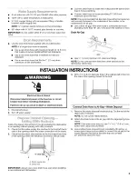 Preview for 5 page of Whirlpool WDF550SAAB Installation Instructions Manual