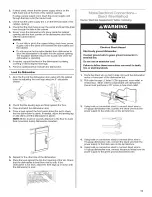 Preview for 11 page of Whirlpool WDF550SAAB Installation Instructions Manual