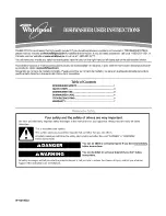 Whirlpool WDF550SAAB0 User Instructions предпросмотр