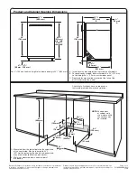 Предварительный просмотр 2 страницы Whirlpool WDF560SAF Dimension Manual