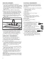 Предварительный просмотр 8 страницы Whirlpool WDF560SAFM1 Installation Instructions Manual