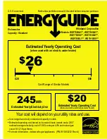 Предварительный просмотр 1 страницы Whirlpool WDF750SAY Series Energy Manual