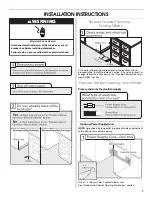 Preview for 7 page of Whirlpool WDF750SAYM Installation Instructions Manual