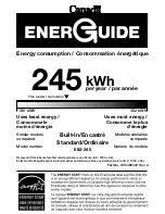 Предварительный просмотр 2 страницы Whirlpool WDF775SAYB Energy Manual