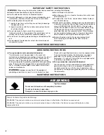 Предварительный просмотр 2 страницы Whirlpool WDP370PAHB User Instructions