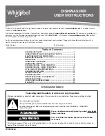 Whirlpool WDT975SAHZ0 User Instructions предпросмотр