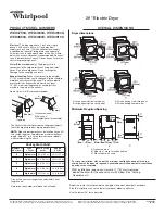 Whirlpool WED4750X User Manual preview