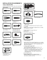 Preview for 3 page of Whirlpool WED4815EW Installation Instructions Manual