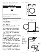 Preview for 4 page of Whirlpool WED4815EW Installation Instructions Manual