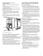 Preview for 5 page of Whirlpool WED4815EW Installation Instructions Manual