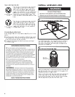 Preview for 6 page of Whirlpool WED4815EW Installation Instructions Manual