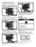 Preview for 12 page of Whirlpool WED4815EW Installation Instructions Manual