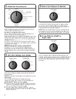 Preview for 8 page of Whirlpool WED4915EW1 Use And Care Manual