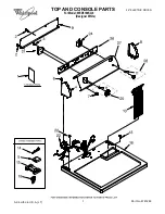 Предварительный просмотр 1 страницы Whirlpool WED5100SQ Parts List
