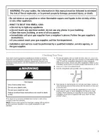 Preview for 3 page of Whirlpool WED5200T User Instructions