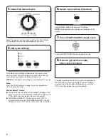 Preview for 8 page of Whirlpool WED5500BW Use And Care Manual