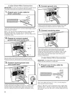 Preview for 10 page of Whirlpool WED5500BW0 Installation Instructions Manual